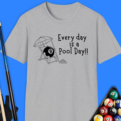 Every Day Is A Pool Day Simple T-Shirt