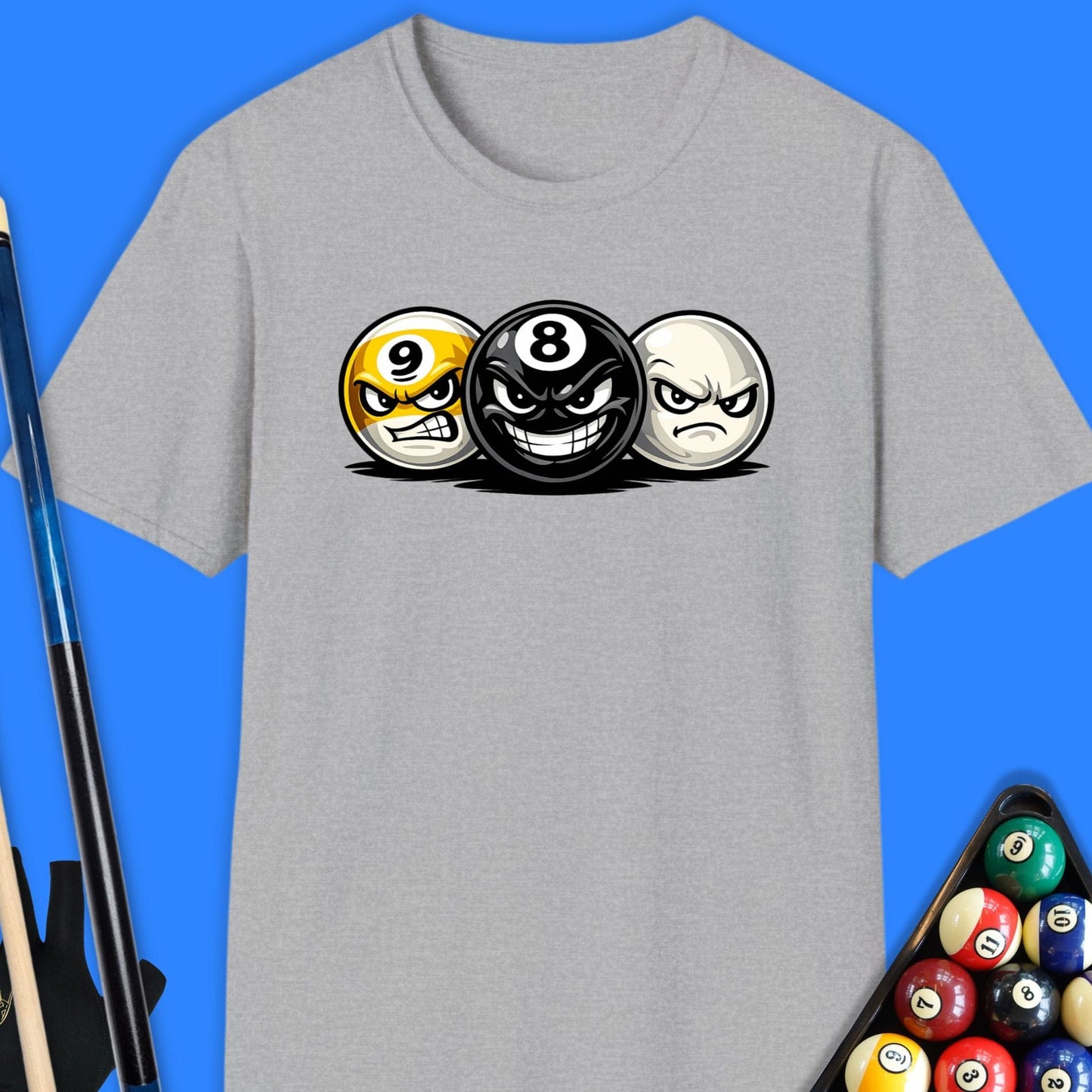 Angry Pool Balls T-Shirt