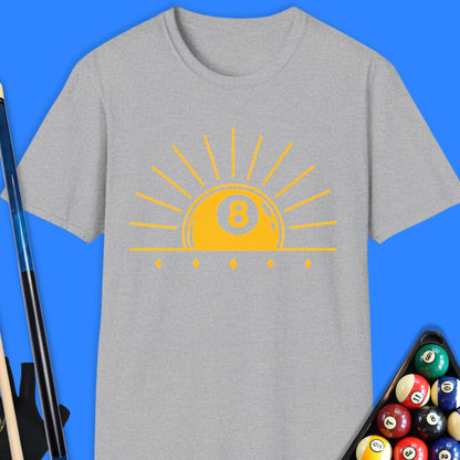 8-Ball Sunset Pool T-Shirt
