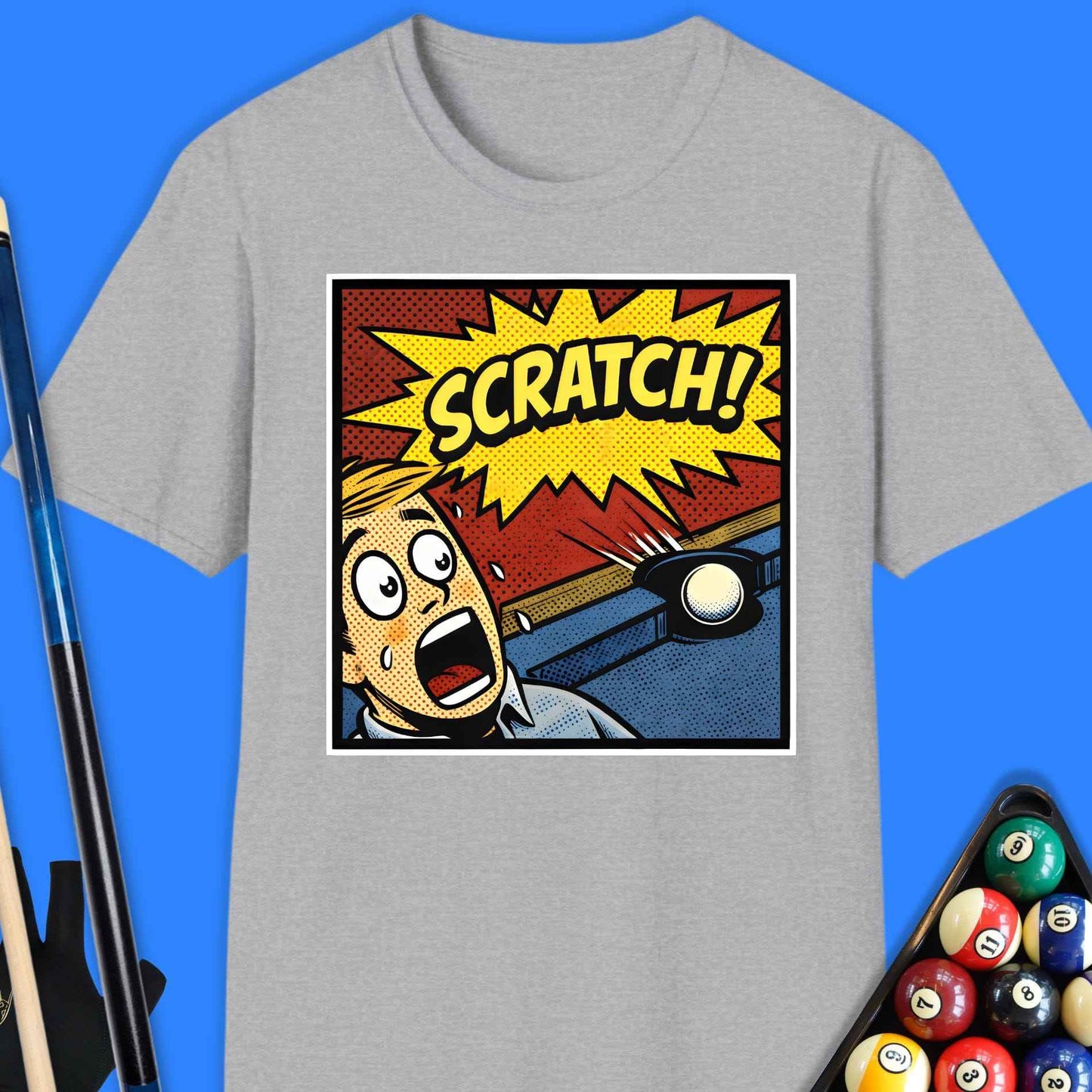 Scratch Comic Pool T-Shirt