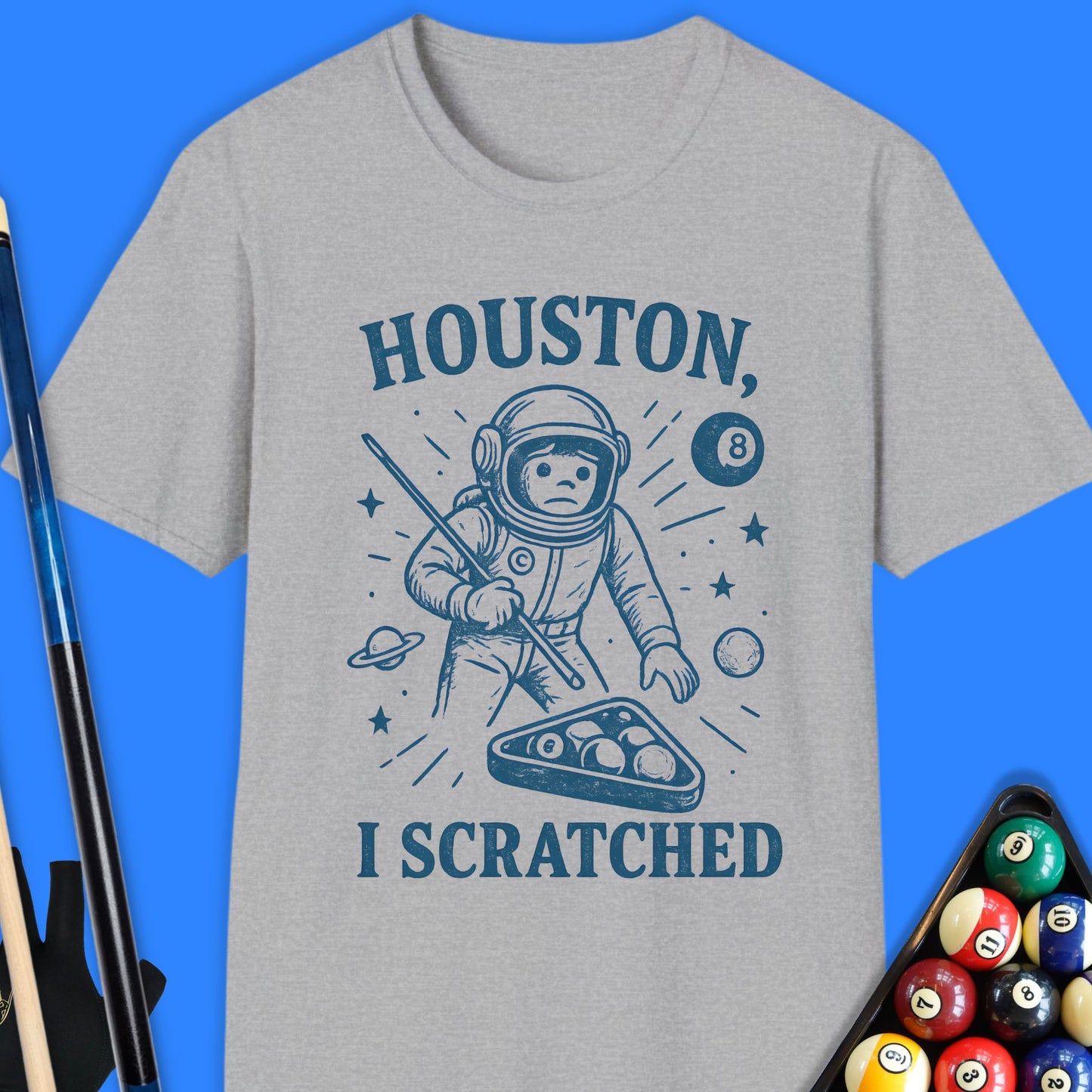 Houston I Scratched Pool T-Shirt