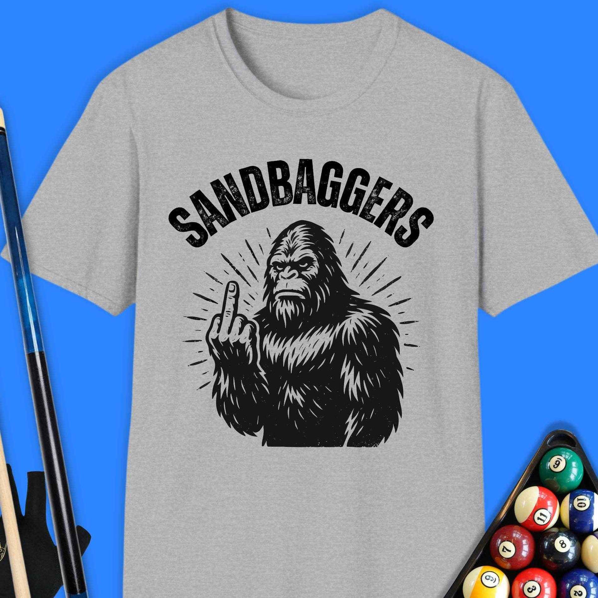 Sandbaggers Pool T-Shirt - Rack & Roll 