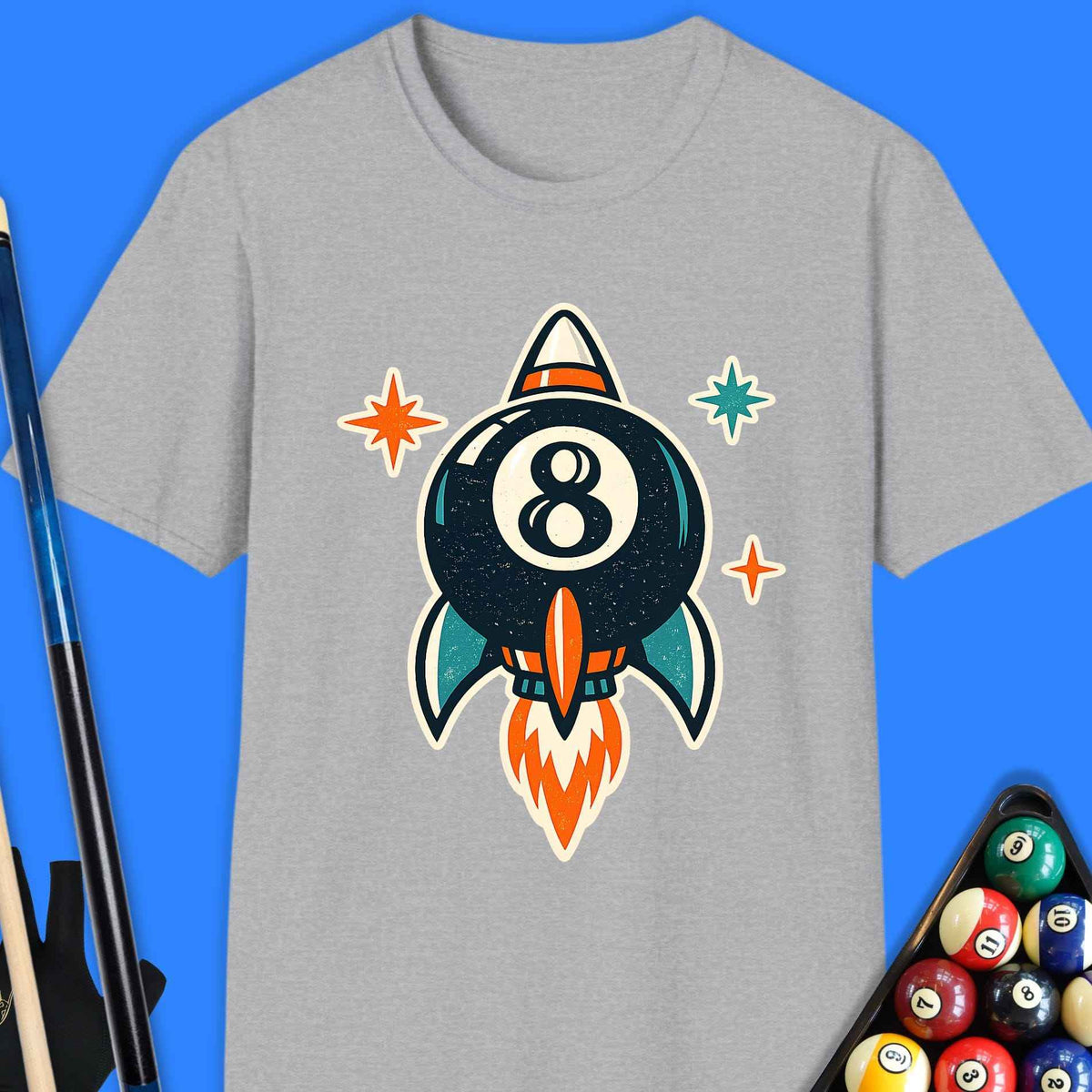8-Ball Rocket Pool T-Shirt