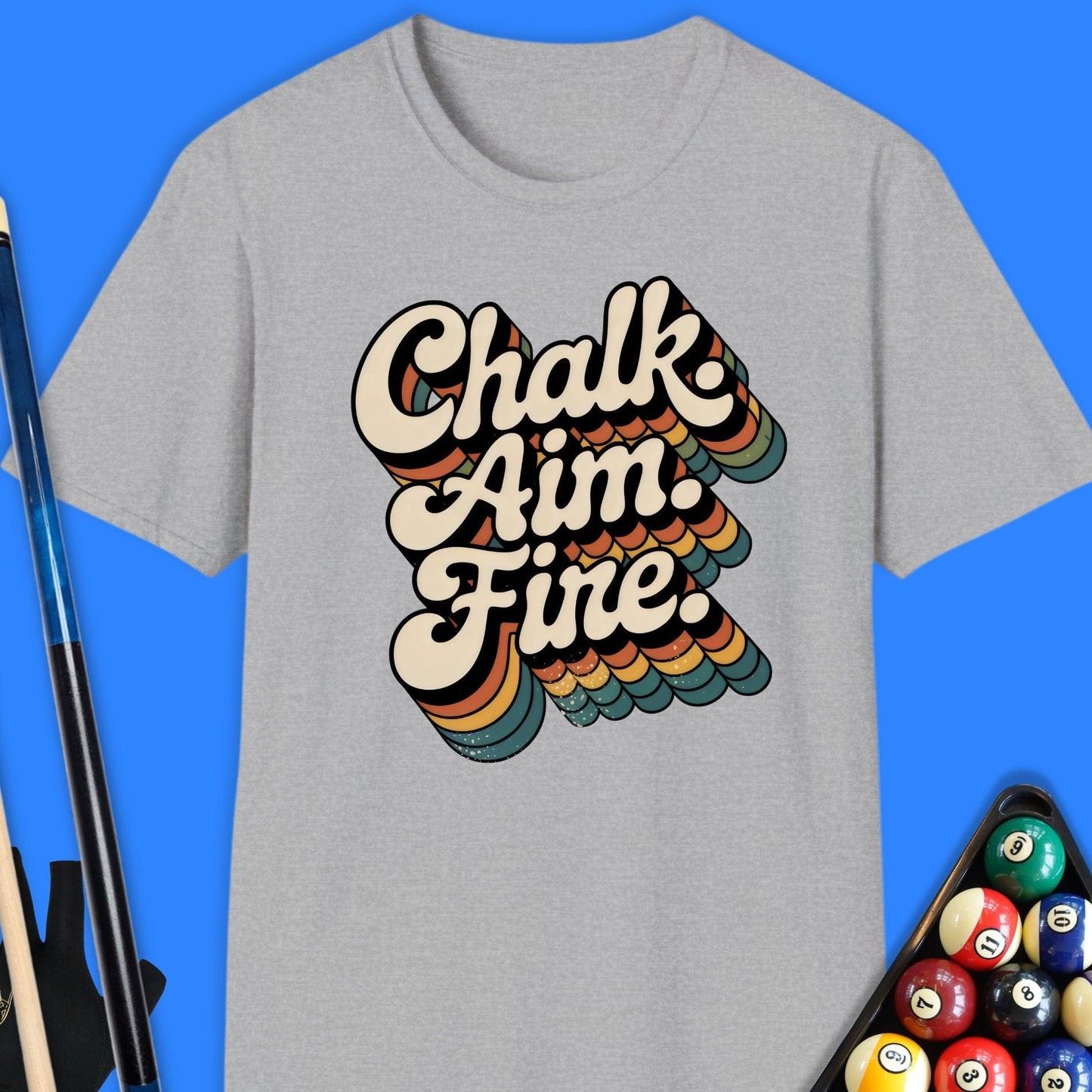 Chalk Aim Fire Pool T-Shirt