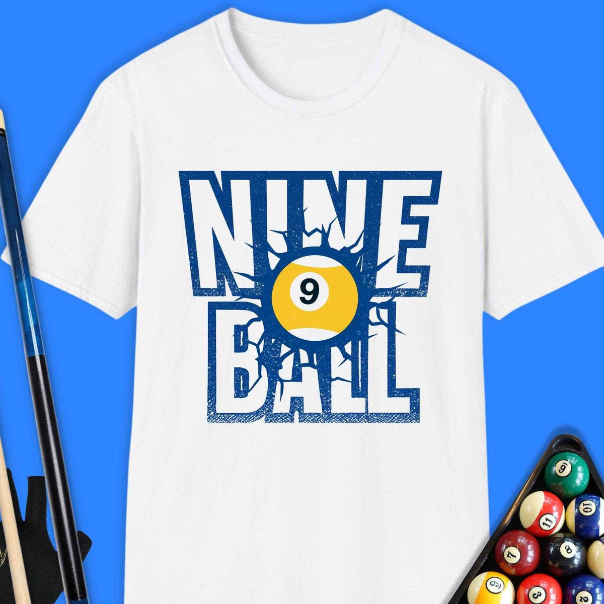 Nine Ball Pool T-Shirt - Rack & Roll 