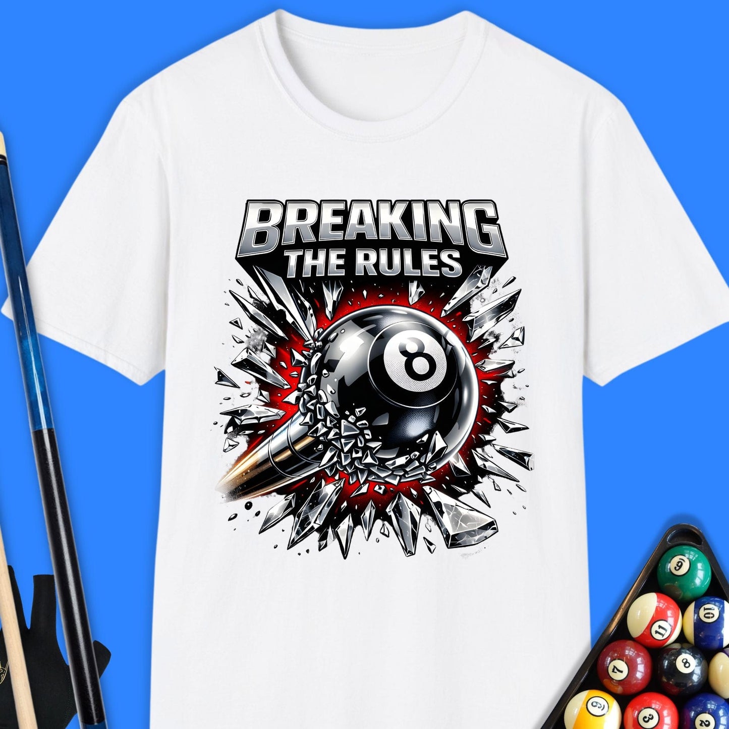 Breaking The Rules Pool T-Shirt