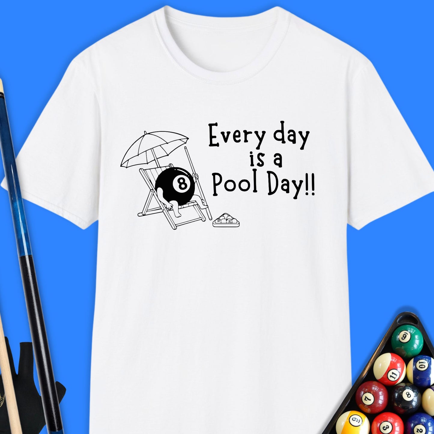 Every Day Is A Pool Day Simple T-Shirt