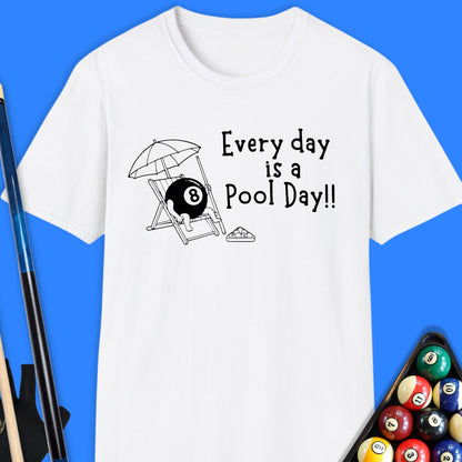 Every Day Is A Pool Day Simple T-Shirt