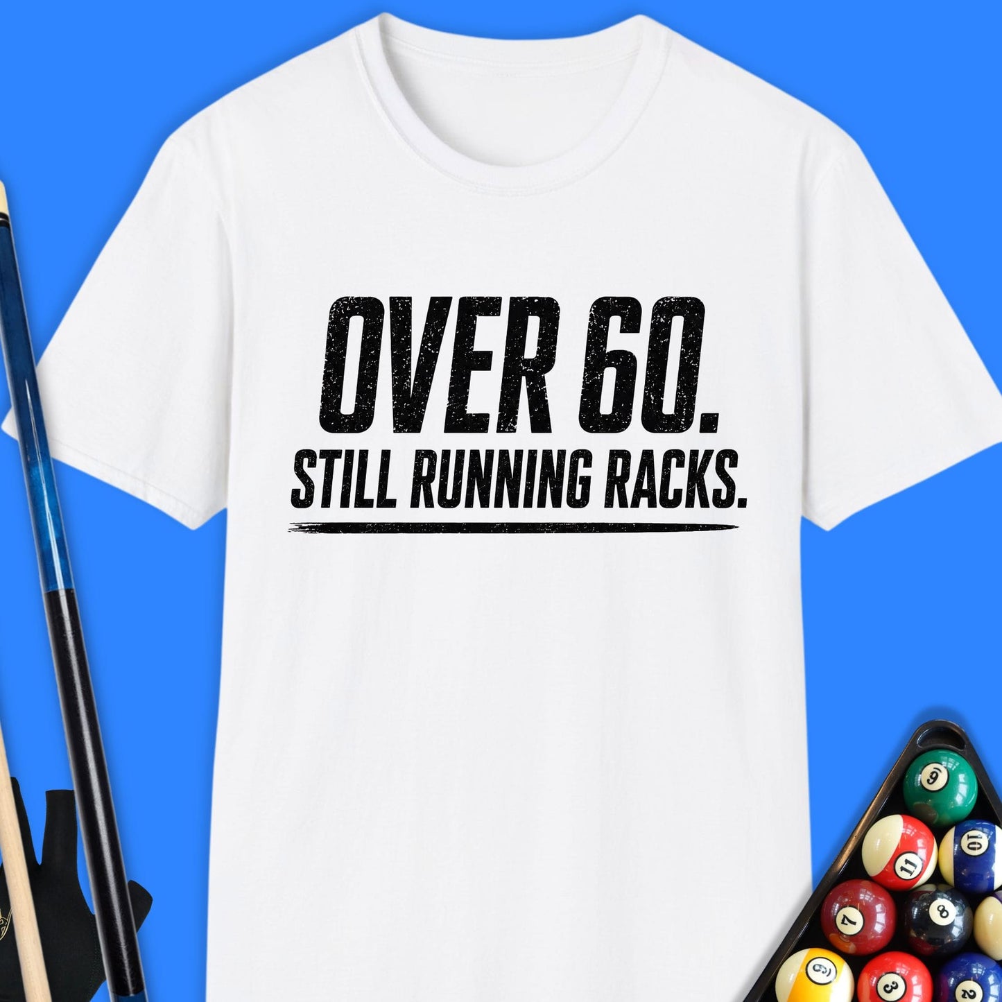 Over 60 Running Racks Pool T-Shirt