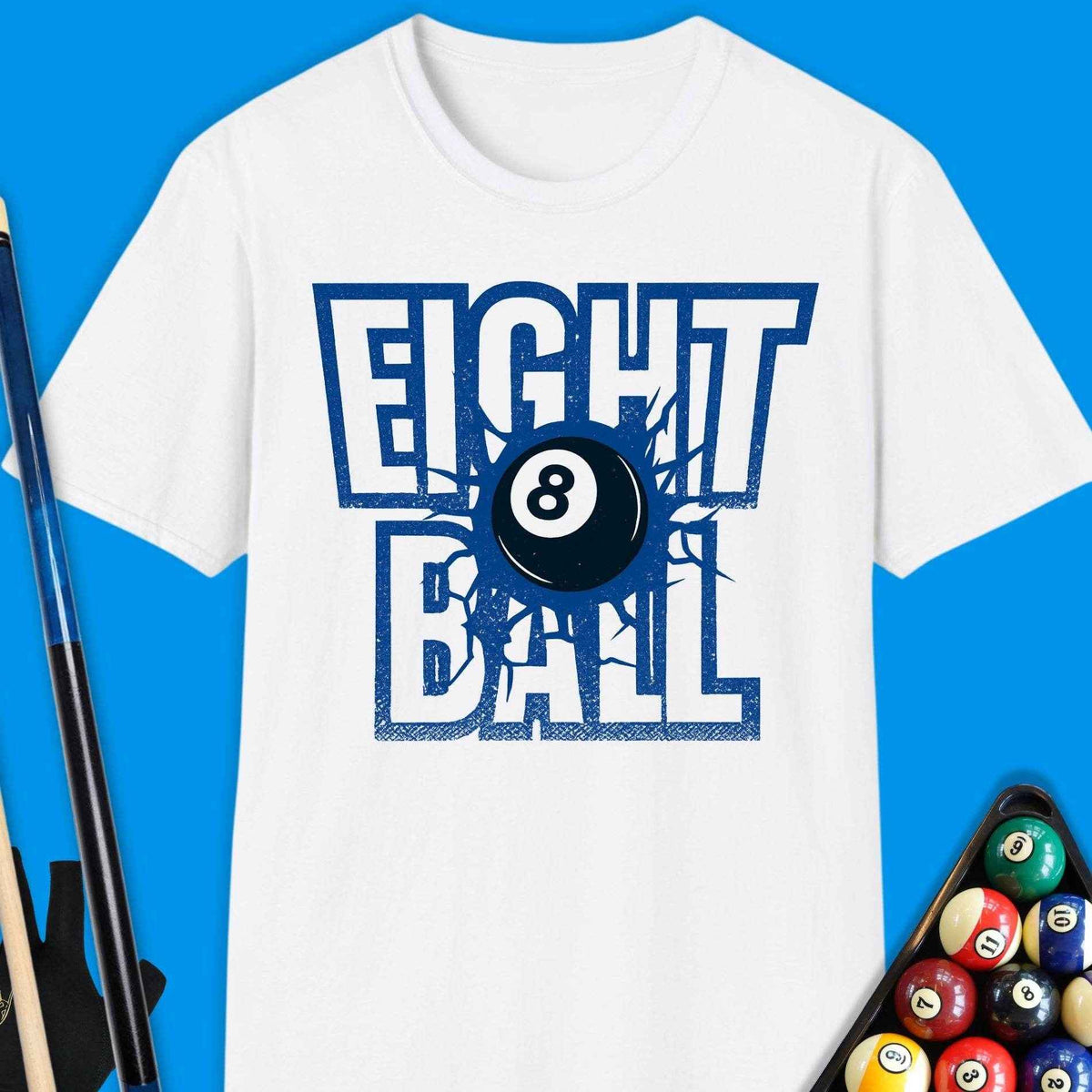 Eight Ball Pool T-Shirt - Rack & Roll 