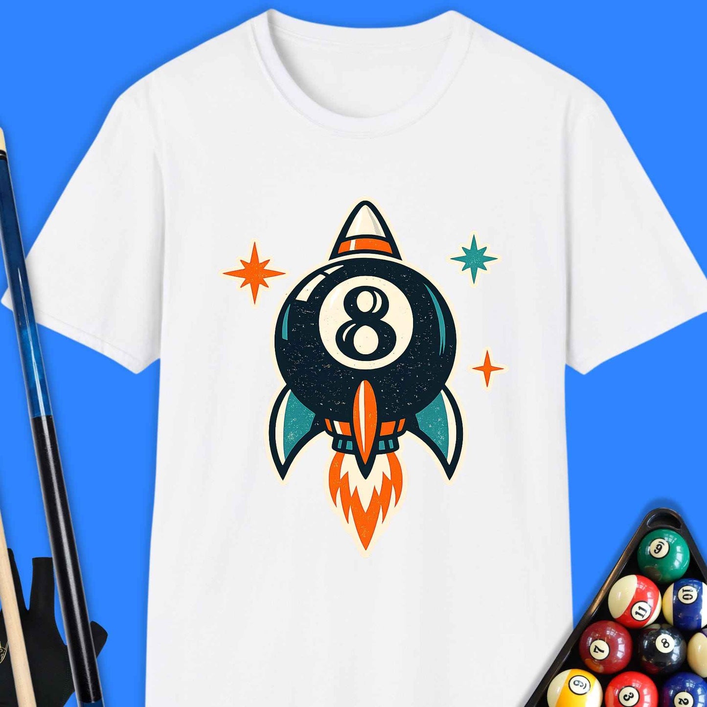 8-Ball Rocket Pool T-Shirt