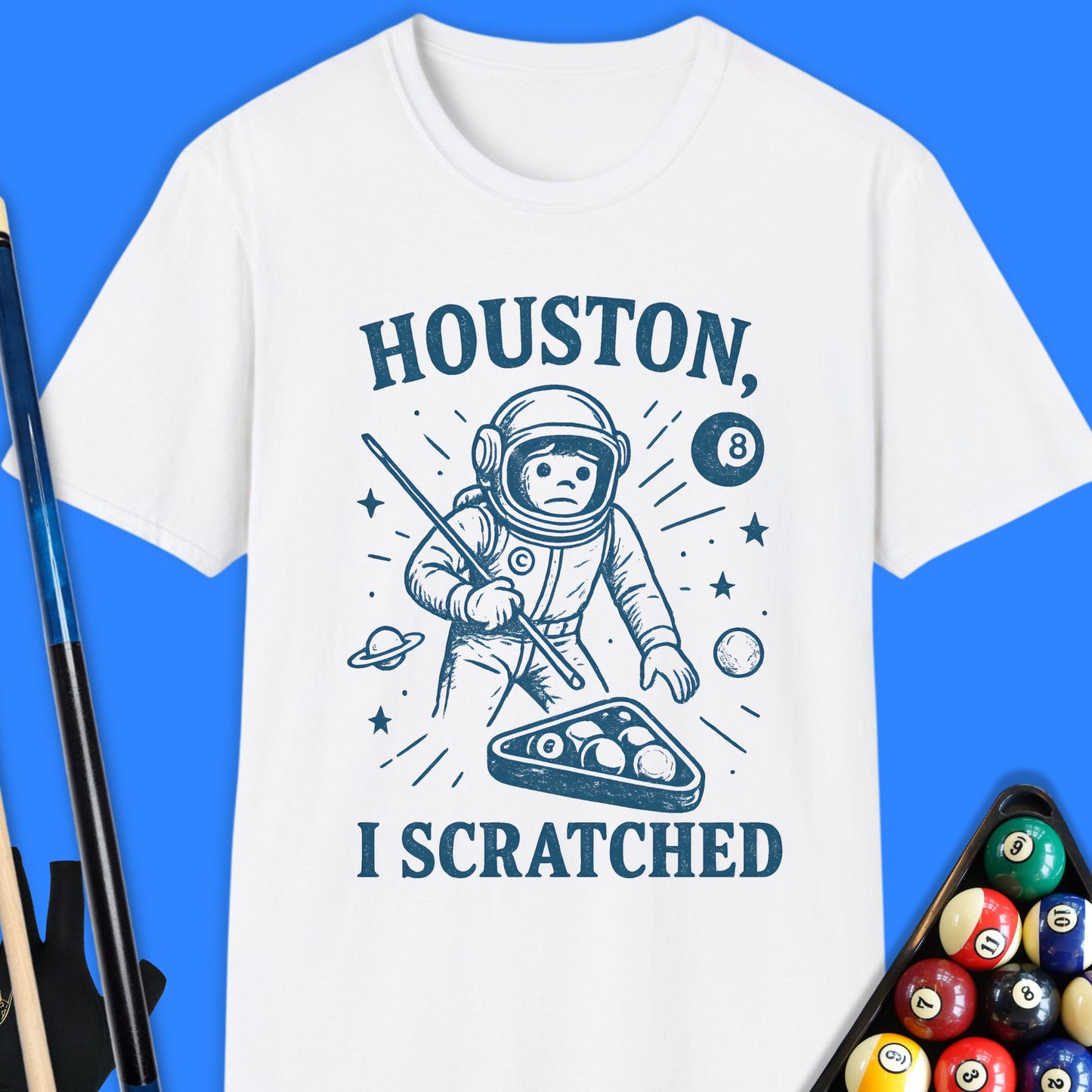 Houston I Scratched Pool T-Shirt