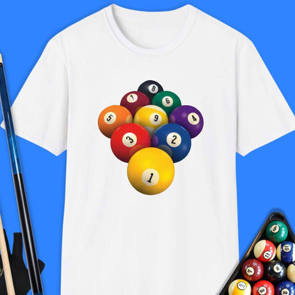Classic Rack Pool T-Shirt - Rack & Roll 