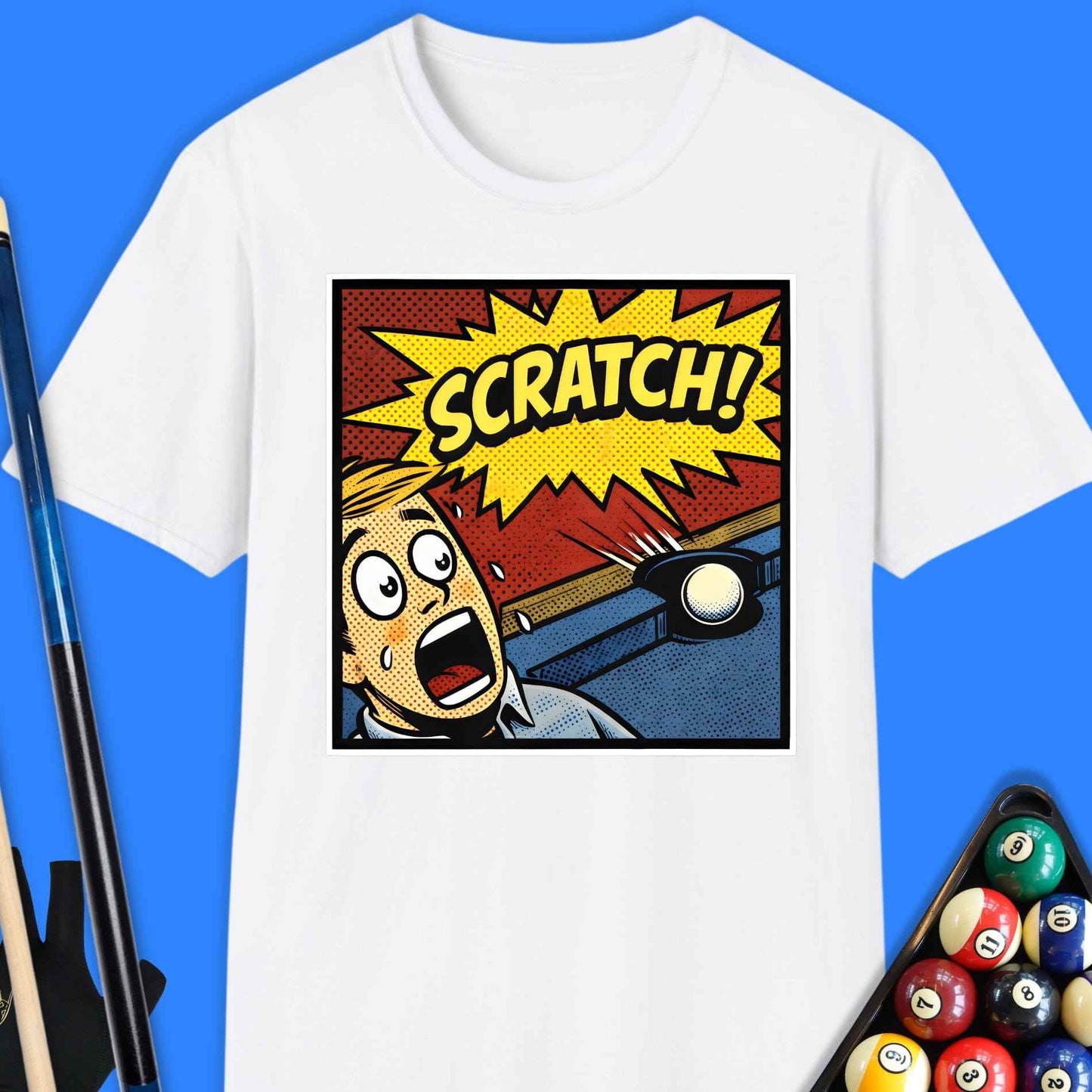 Scratch Comic Pool T-Shirt